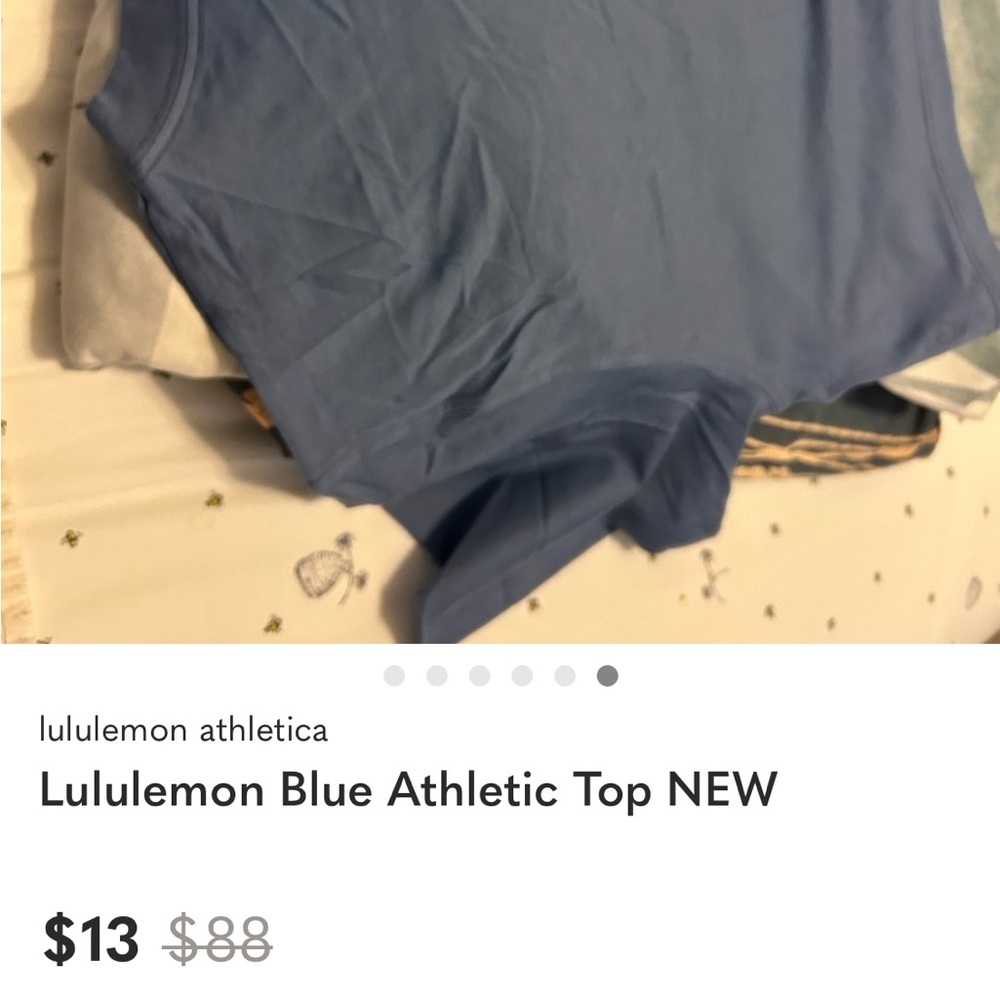 Bundle: designer vest + 2 lululemon tops - Picture 8 of 9